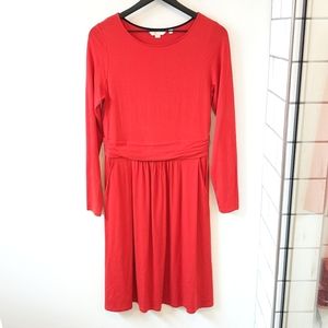 Boden 'Abigail' Red Jersey Dress